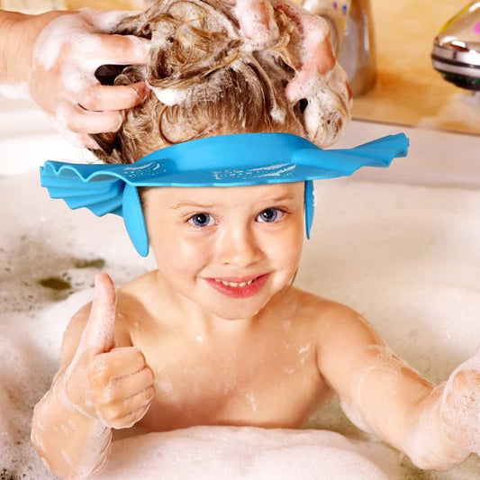 ShampooCap™ Visière chapeau pour douche bébé - Bébé & Maman