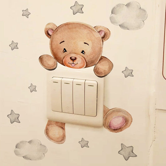 Stickybear™ - Sticker ourson décoratif | Chambre d'enfants - Bébé & Maman